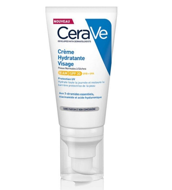 CRÈME HYDRATANTE VISAGE PEAUX NORMALES A SECHES SPF 30 52ML