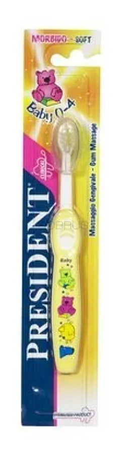 PRESIDENT BROSSE A DENTS MORBIDO-SOFT BABY 0-4ANS